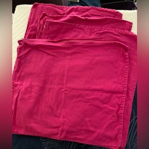 IKEA 20x20 pink pillow covers